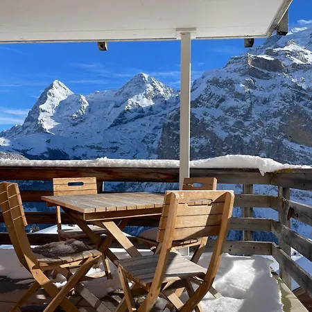 Apartament Nollen 6-bett-wohnung By Interhome Mürren